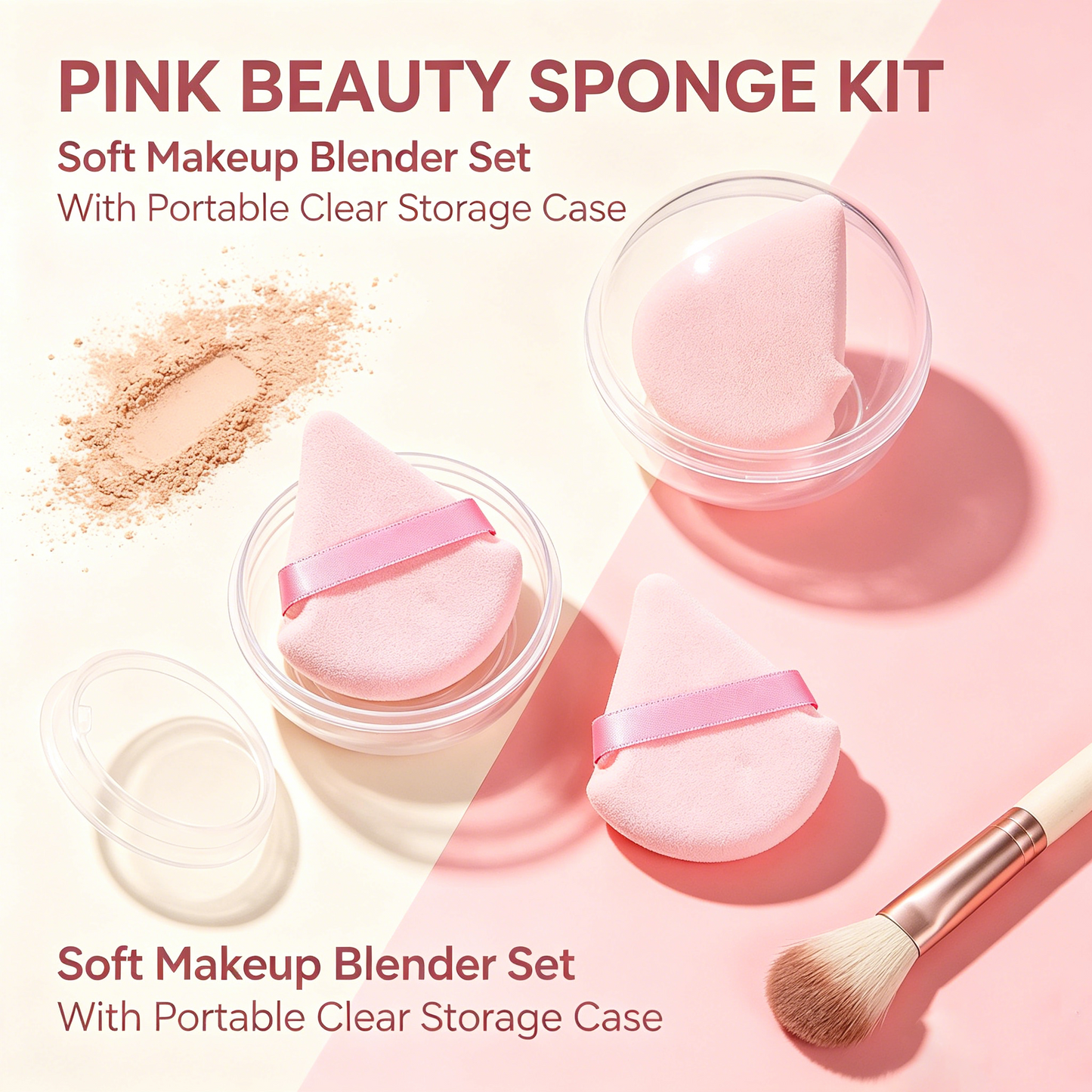 Pink Beauty Sponge Kit