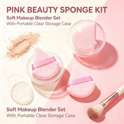 Pink Beauty Sponge Kit