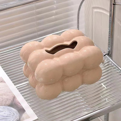 Keramische Tissue Box Zuckerwatte Schublade Serviettenkarton Papierhandtuchhalter Schublade Tablett Haushalt Lagerung Esstisch Tissue Box